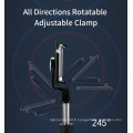 Stainless Steel Tubes 245 Degrees Swivel Mirror Bluetooth Selfie Stick with Tripod Stand
